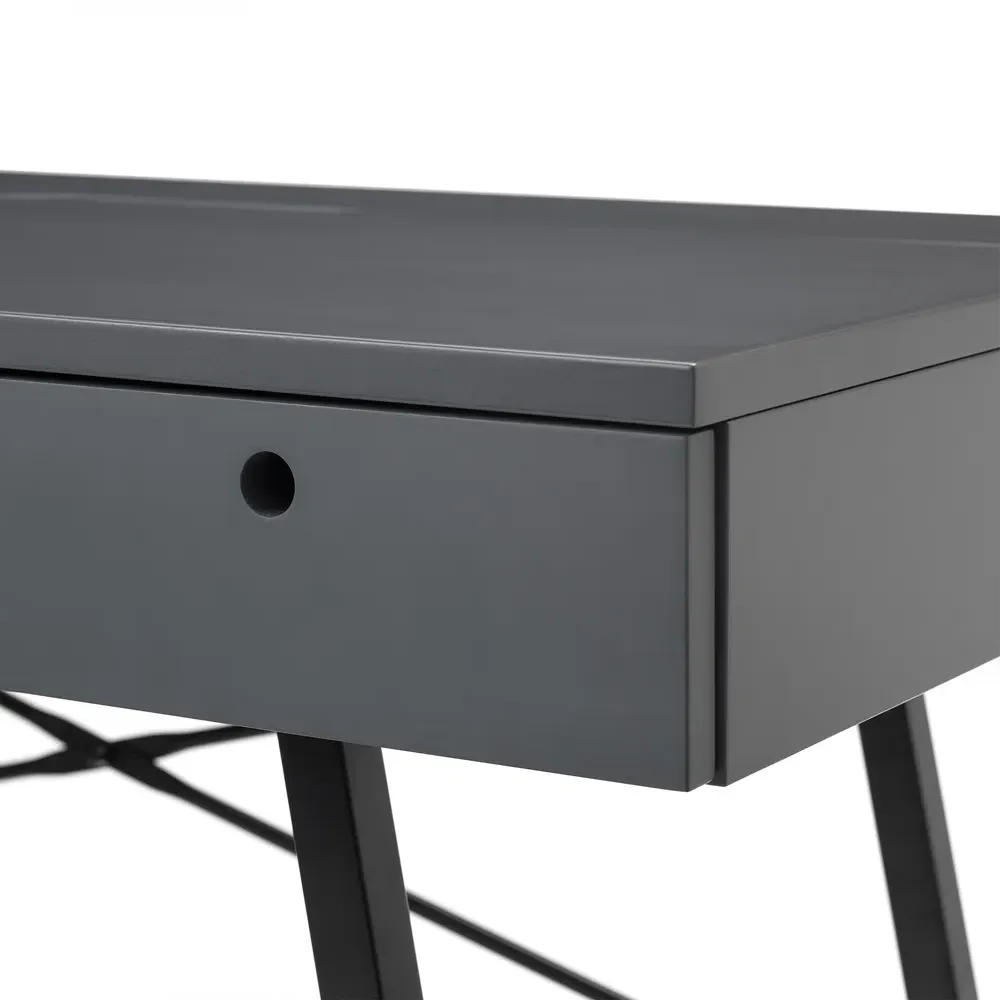 Trianon Desk with Storage - Grey