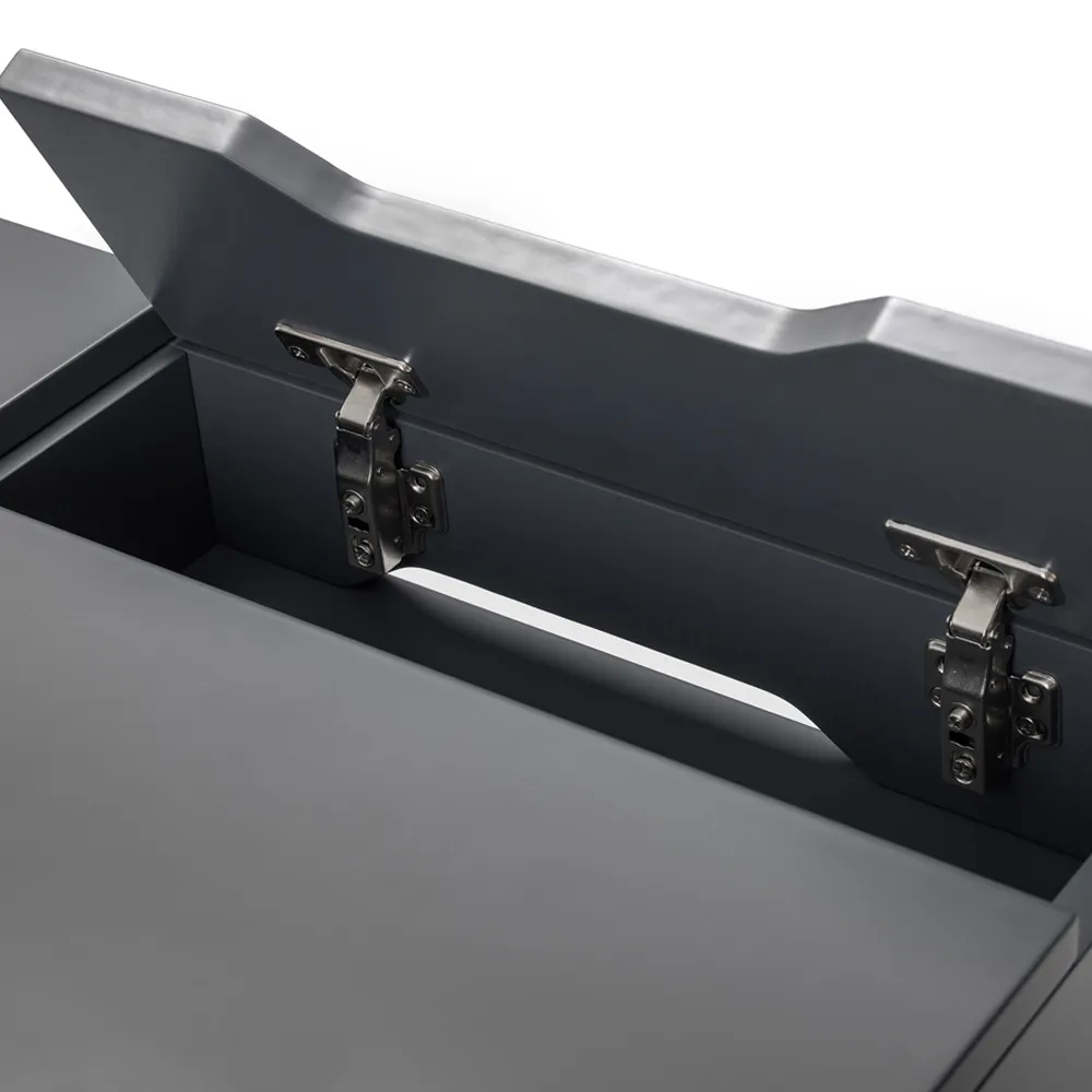 Trianon Desk with Storage - Grey