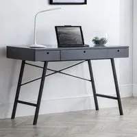 Trianon Desk with Storage - Grey