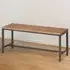 Tribeca 2-Seater Dining Bench - Black, Walnut