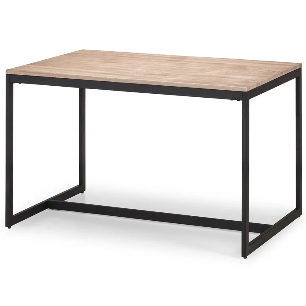 Tribeca 4-Seater Dining Table - Black, Sonoma Oak