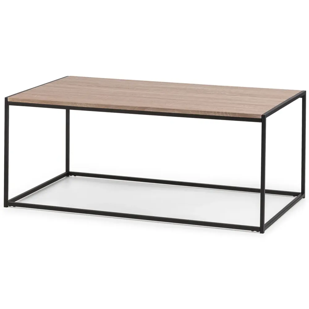 Tribeca Coffee Table - Black, Sonoma Oak