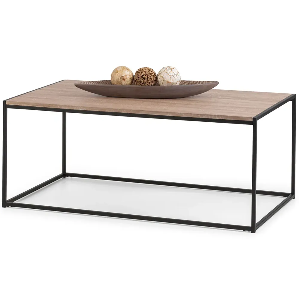 Tribeca Coffee Table - Black, Sonoma Oak