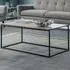 Tribeca Coffee Table - Black, Sonoma Oak