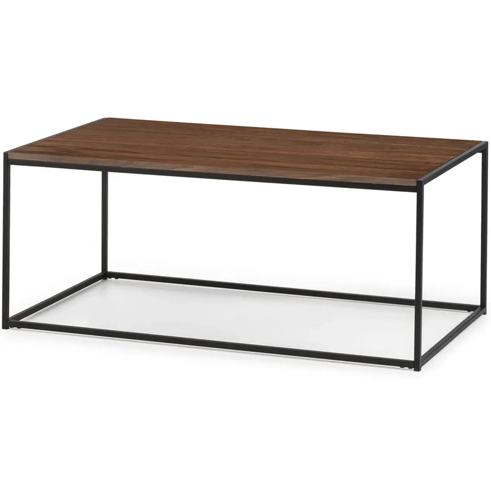 Tribeca Coffee Table - Black, Walnut