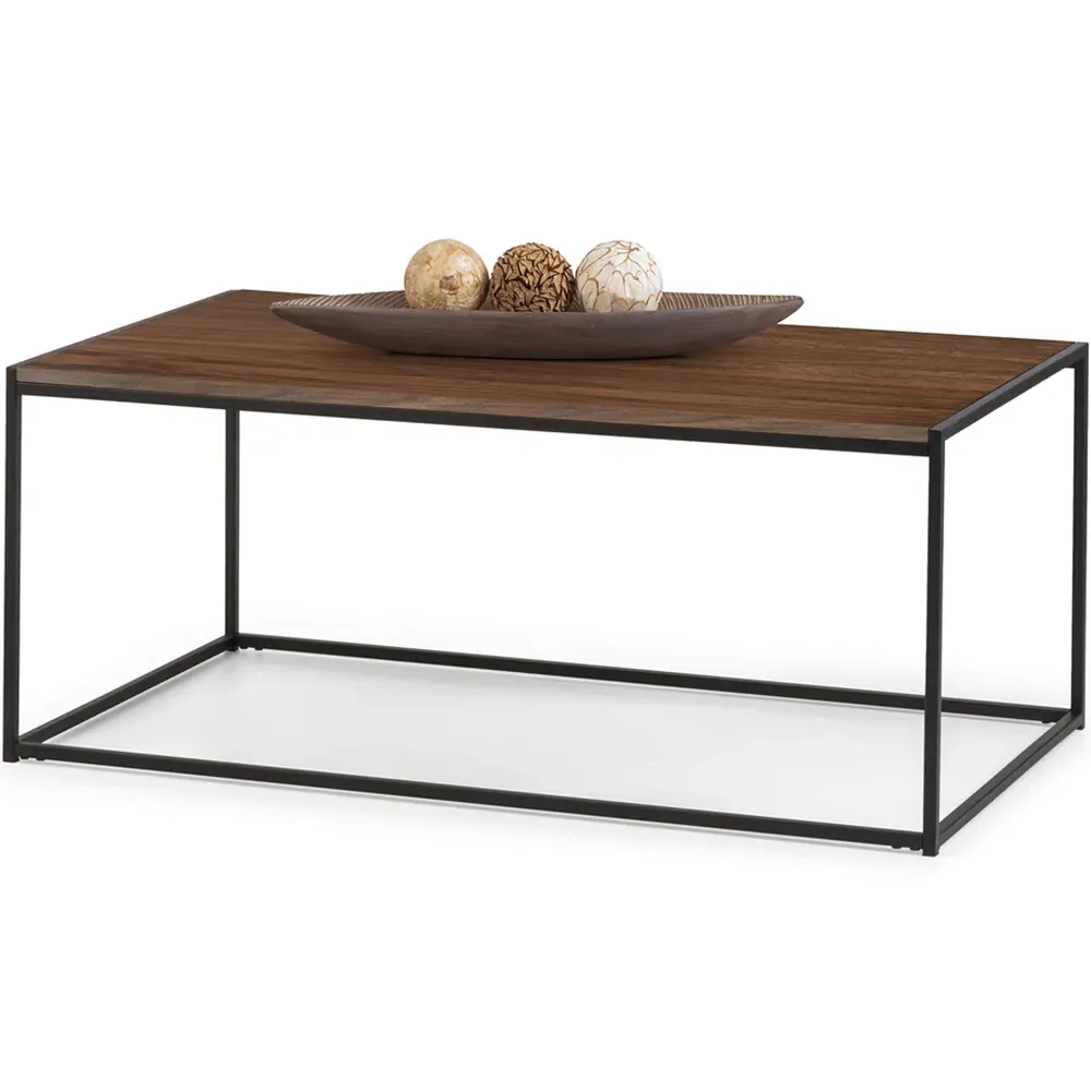 Tribeca Coffee Table - Black, Walnut