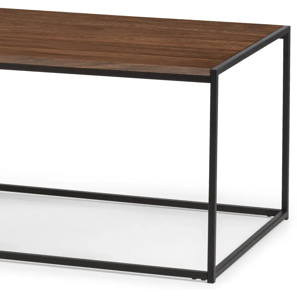 Tribeca Coffee Table - Black, Walnut