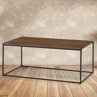Tribeca Coffee Table - Black, Walnut