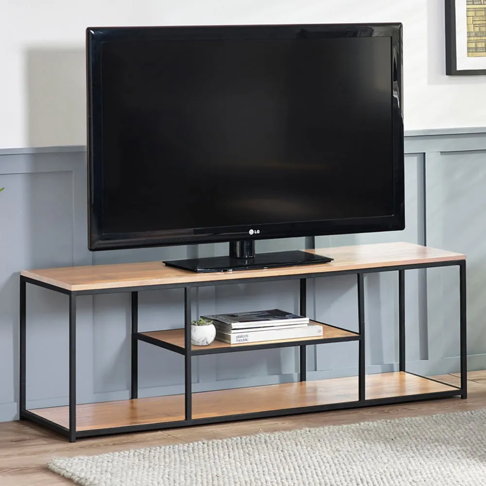 Tribeca TV Unit with Shelf - Sonoma Oak image