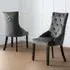 Veneto Set of 2 Knockerback Chairs - Grey, Velvet
