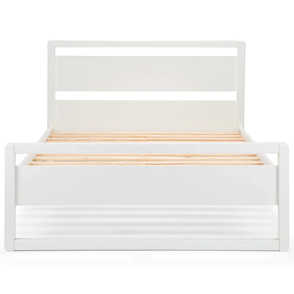 Venice Double Bed Frame - White