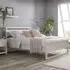 Venice Double Bed Frame - White