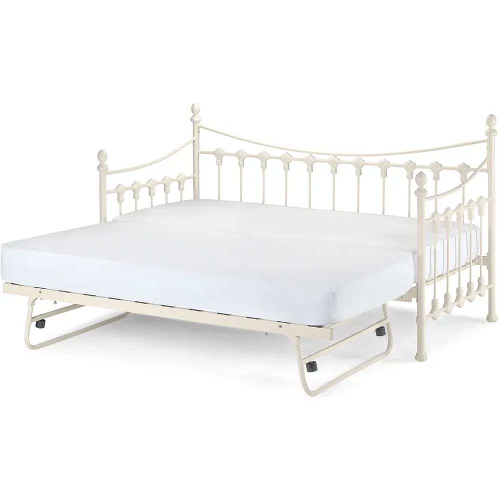 Versailles Single Underbed Trundle - White