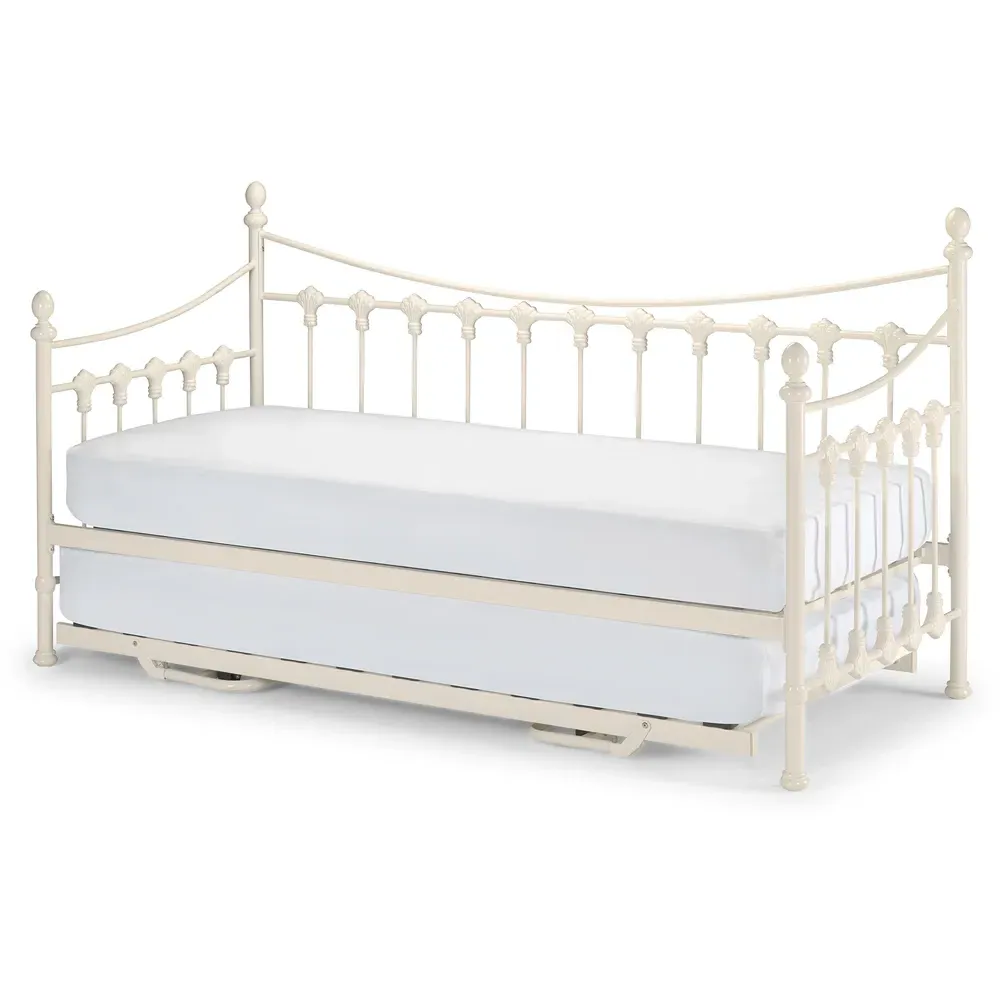 Versailles Single Underbed Trundle - White