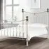 Victoria Double Bed Frame - White, Steel