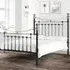 Victoria King Size Bed Frame - Black, Steel