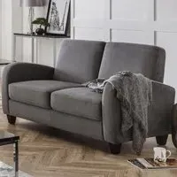 Vivo 2-Seater Sofa - Grey, Chenille