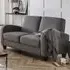 Vivo 2-Seater Sofa - Grey, Chenille