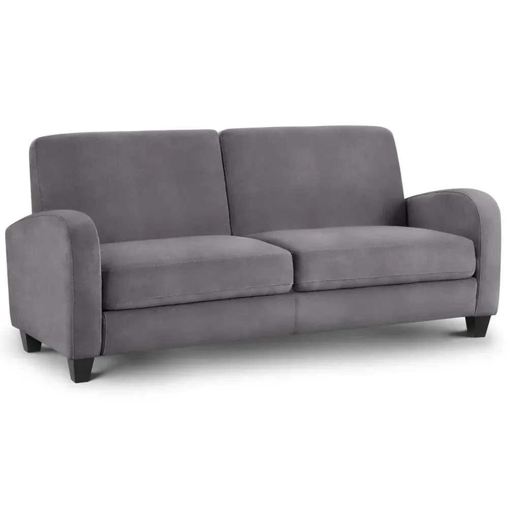 Vivo 3-Seater Sofa - Grey, Chenille