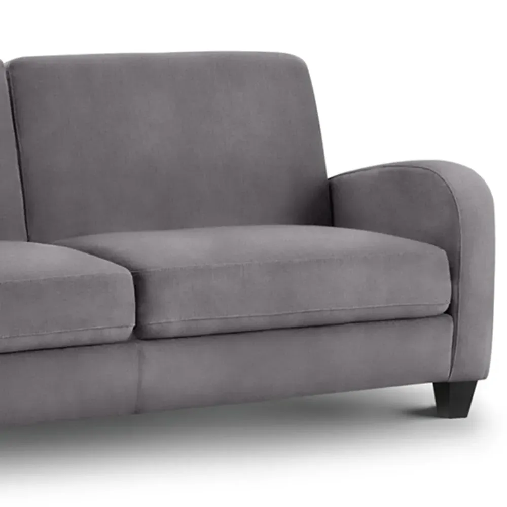 Vivo 3-Seater Sofa - Grey, Chenille