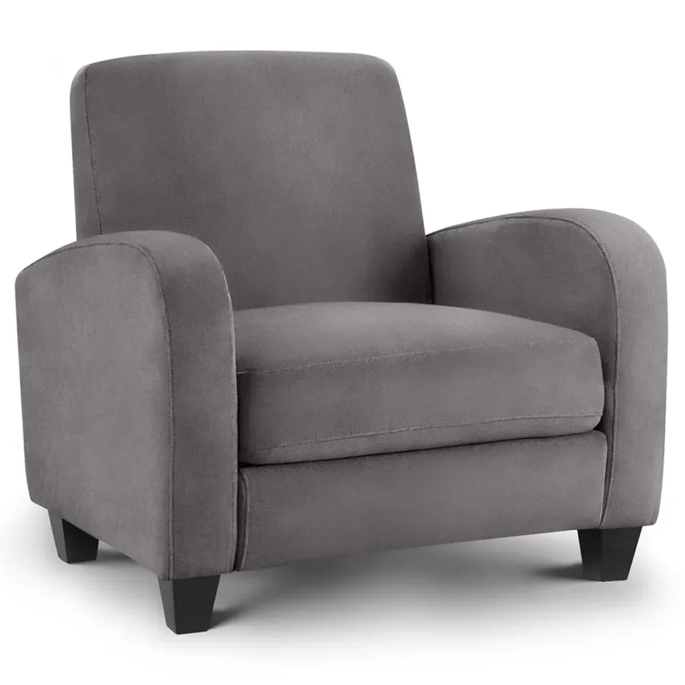 Vivo Chair - Grey, Chenille