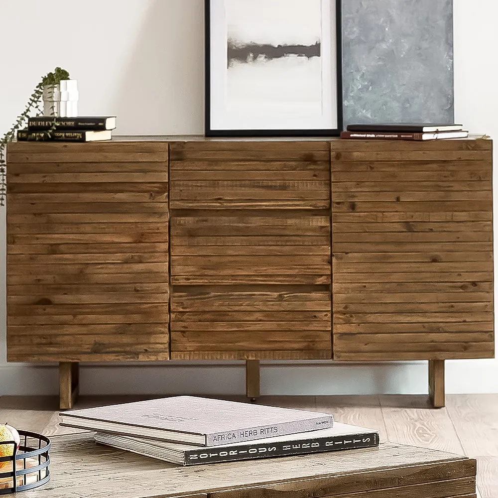 Woburn 2 Door 3 Drawer Sideboard - Reclaimed Wood image