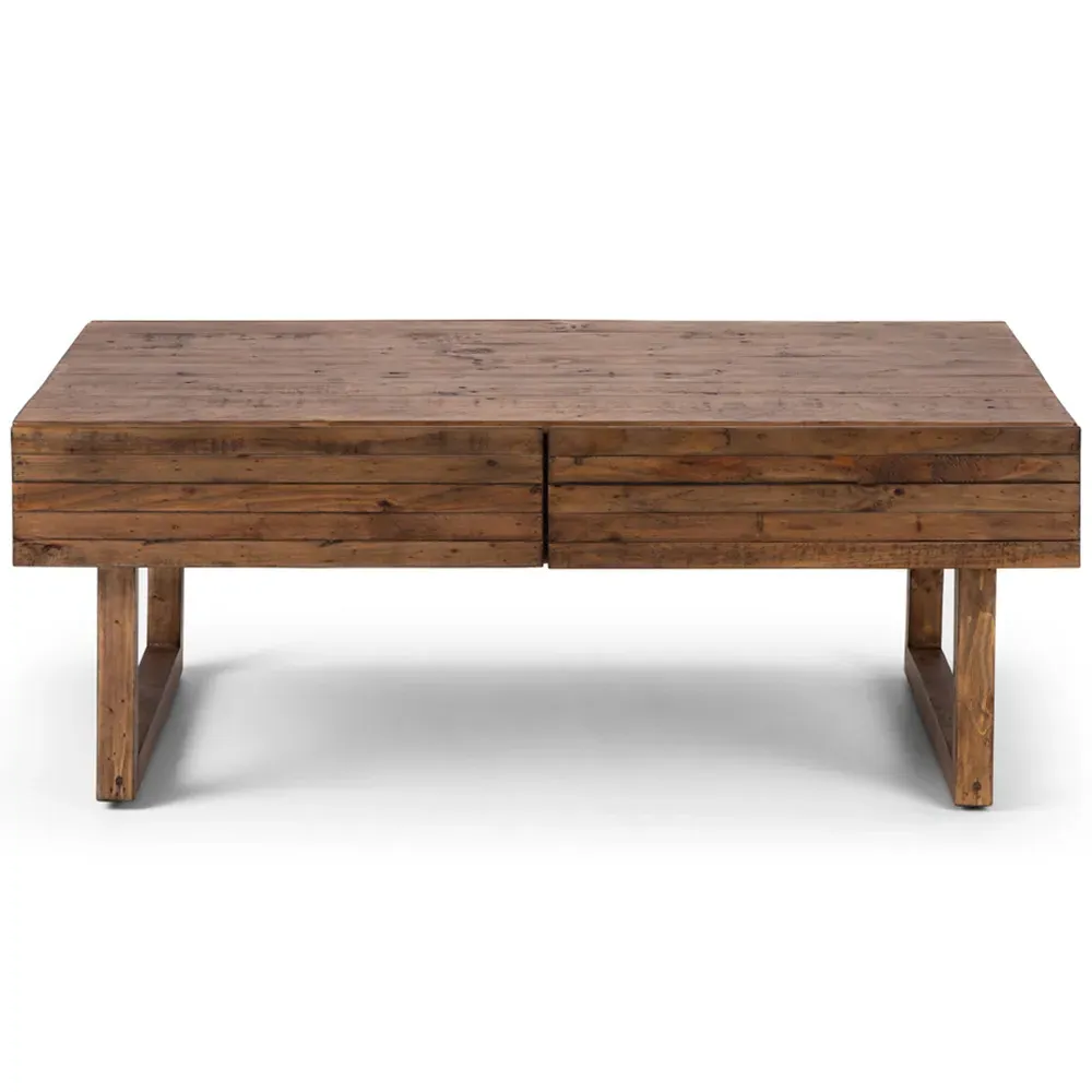 Woburn 2 Drawer Coffee Table - Brown