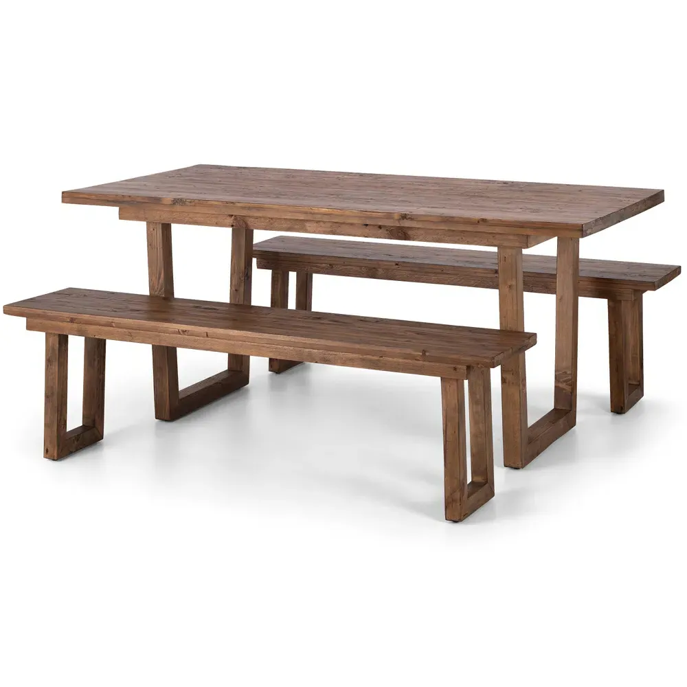 Woburn 2-Seater Dining Table - Brown, Wood