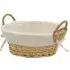 Acacia Honey Round Storage Basket with Liner - Brown, Willow