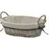 Arianna Oval Storage Basket 9L - Grey, Willow