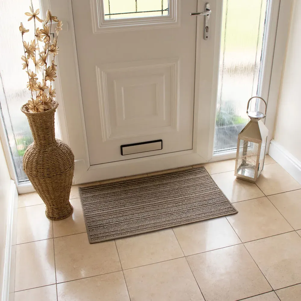 Arona Indoor Machine Washable Doormat - Beige