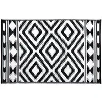 Aztec Outdoor Rug - Black, Polypropylene
