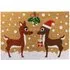 Christmas Reindeer Latex Coir Door Mat - Multi