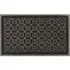 Circles Havana Rubber Pin Doormat - Black