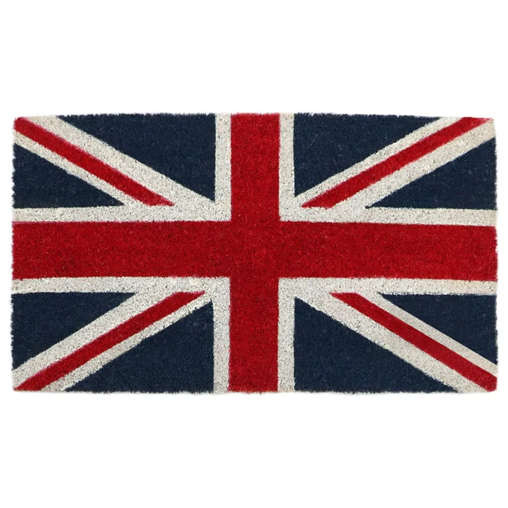 Coir Union Flag Doormat - Natural image