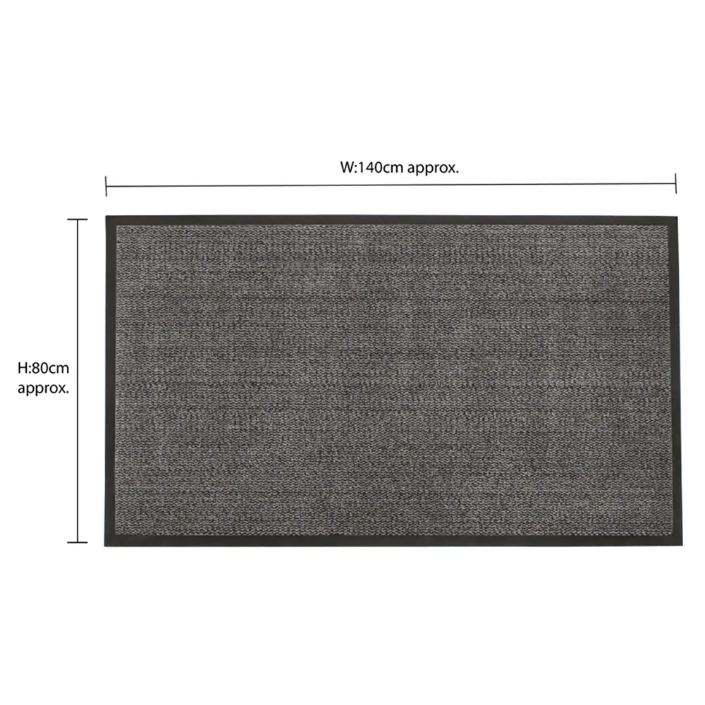Commodore Doormat - Grey, Polypropylene