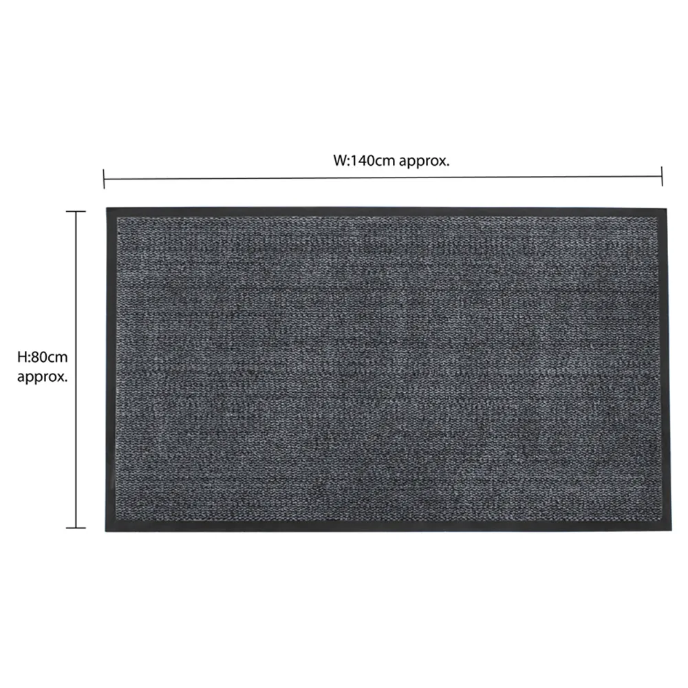 Commodore Doormat - Grey, Polypropylene