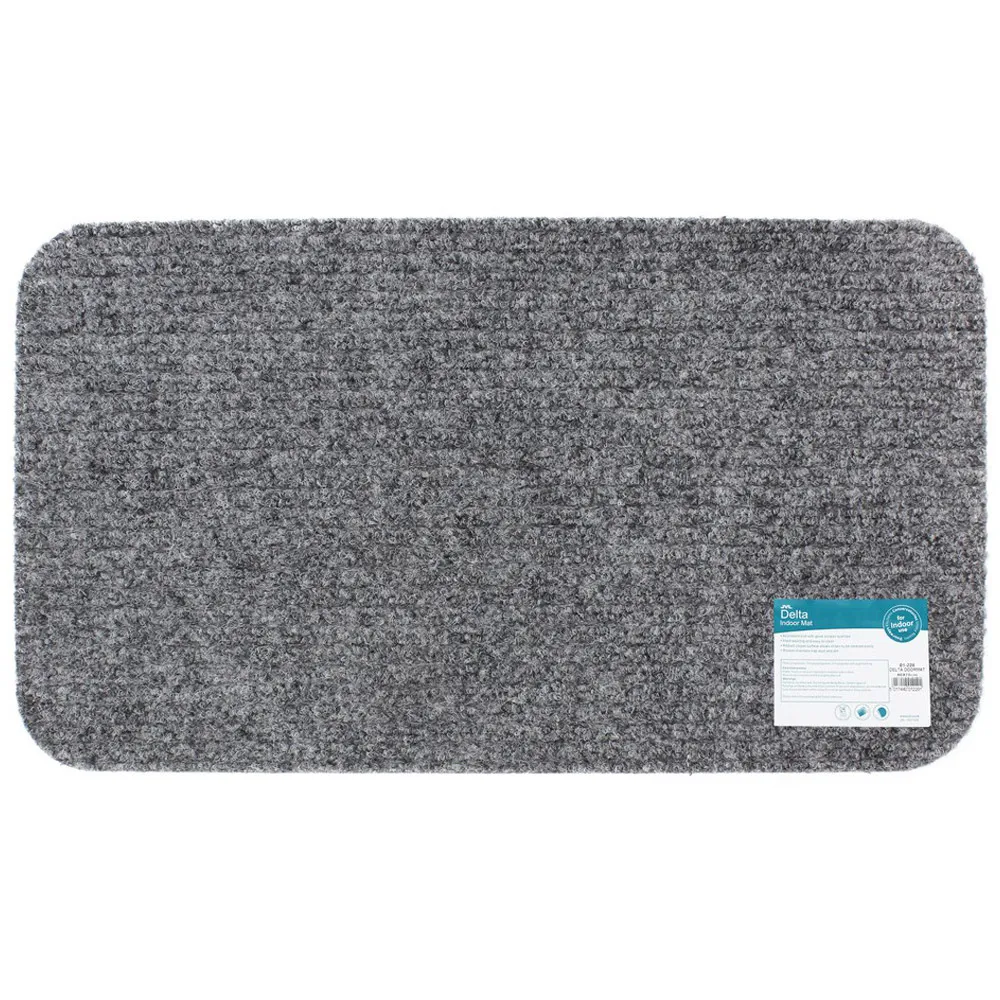 Delta Indoor Door Mat - Grey