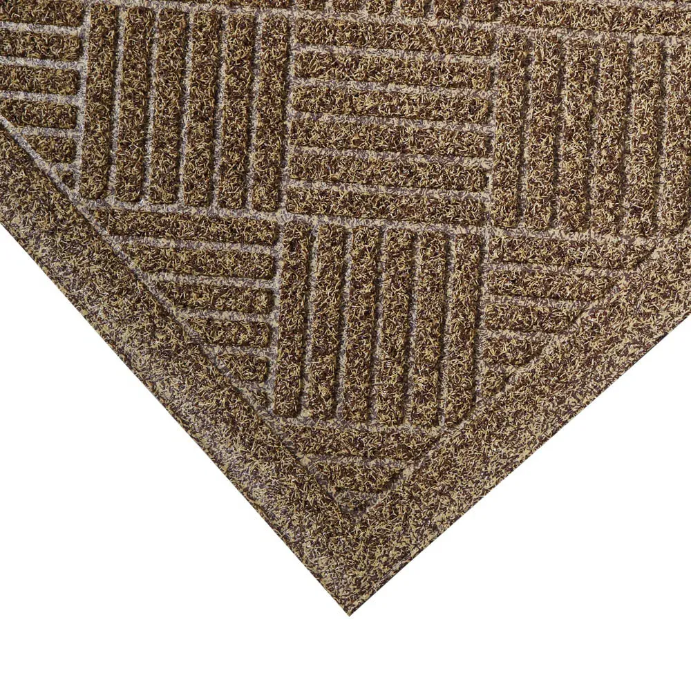 Dirt Defender Square Door Mat - Beige, Polypropylene