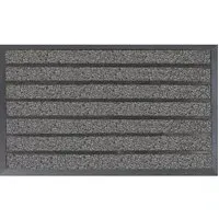 Dirt Stopper Pro Scraper Door Mat - Grey
