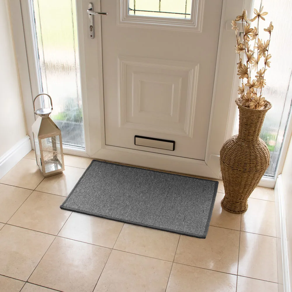 Eden Indoor Machine Washable Doormat - Grey