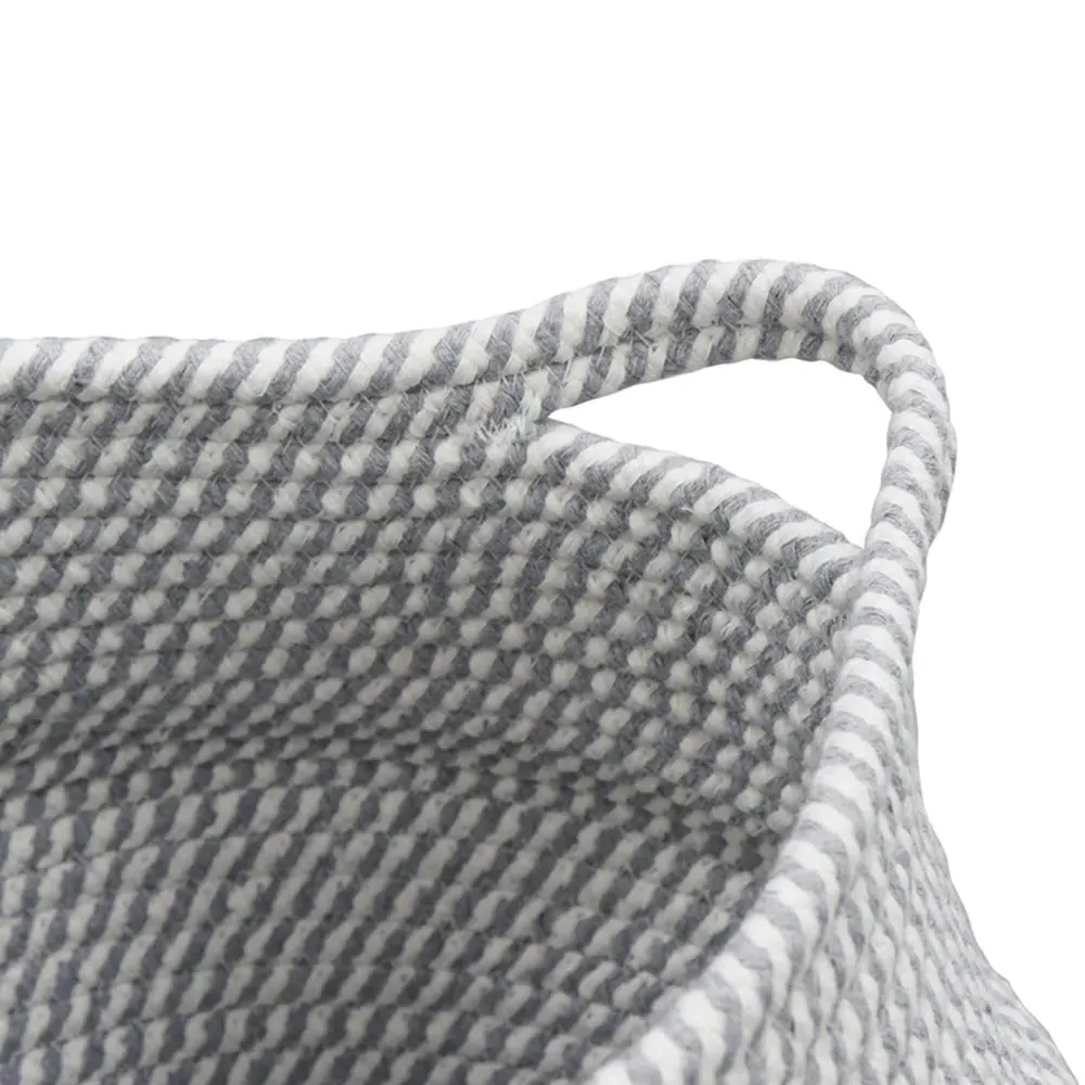 Edison Medium Round Cotton Rope Storage Basket