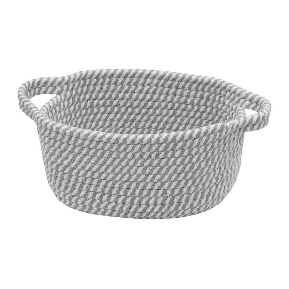 Edison Oval Cotton Rope Storage Basket 3 Pack