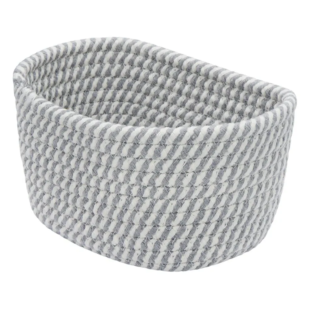 Edison Rectangular Cotton Rope Storage Basket 3 Pack