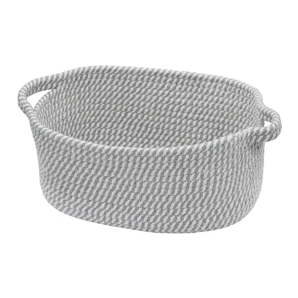 Edison Rectangular Cotton Rope Storage Basket 3 Pack