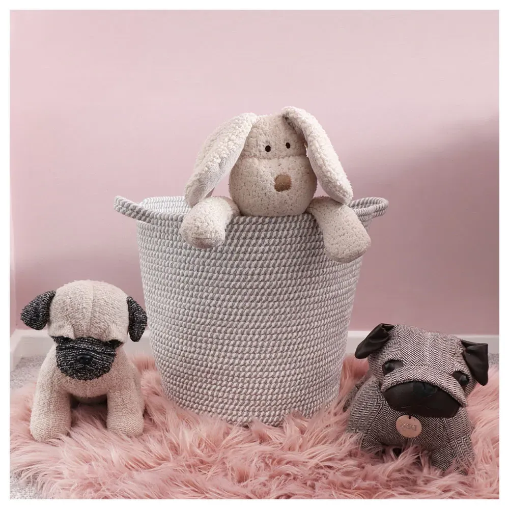 Edison Round Cotton Rope Storage Basket