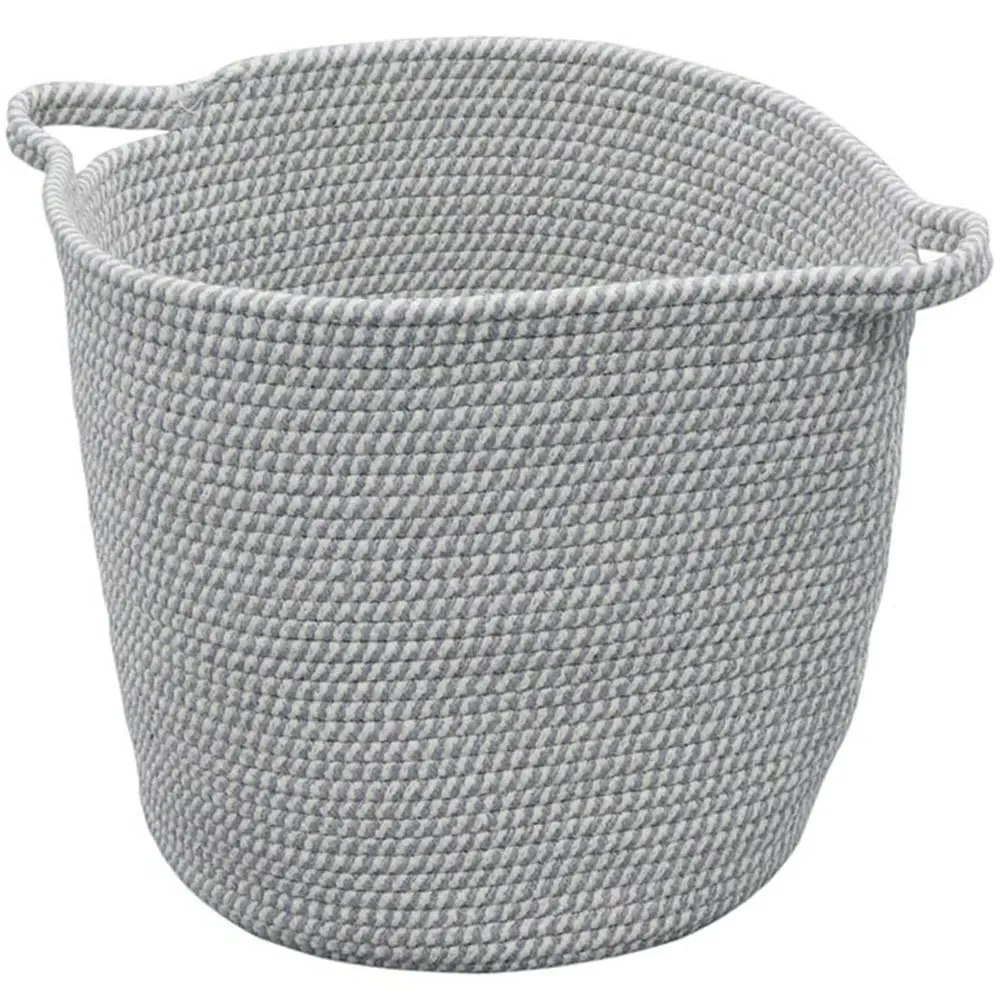 Edison Round Cotton Rope Storage Basket
