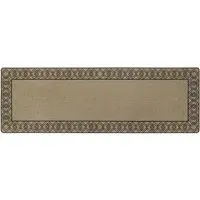 Elegance Diamond Border Runner - Cream