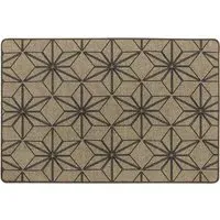 Elegance Stars Door Mat - Cream