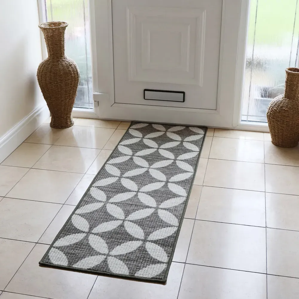 Fiora M Pewter Washable Runner - Multi